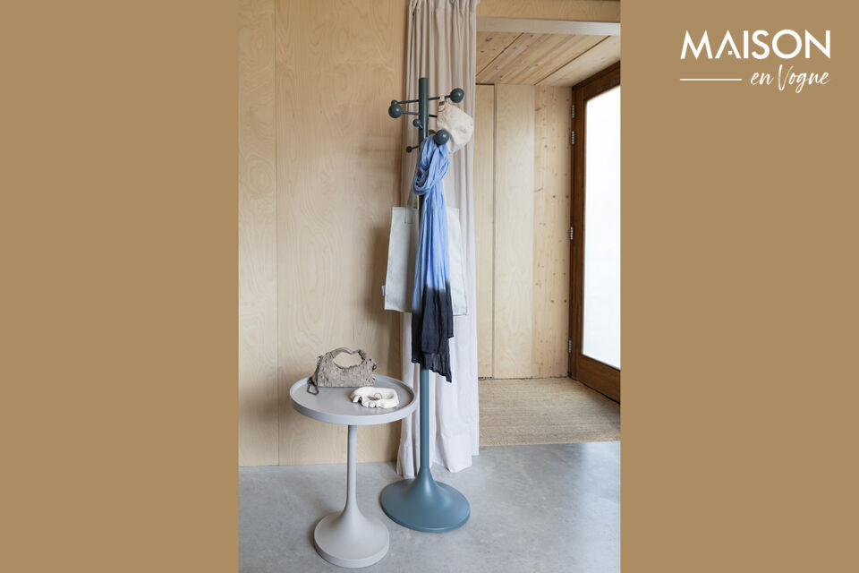 At first glance, the Jason tables and coat rack by Zuiver appear as one seamless piece
