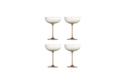 Cocktailglas 4er-Set aus Glas in Bronze Aston
