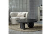 Miniature Coffee table 110x72 cm mango wood black Steppe 2