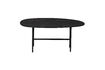 Miniature Coffee table 80x60 cm black marble look Vajen 4