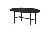 Miniature Coffee table 80x60 cm black marble look Vajen 5