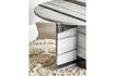 Miniature Coffee Table D61xH41 cm in White Marble Rosito 4