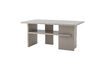 Miniature Coffee table L90xH42xW50 cm in grey MDF Norvida 5