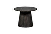 Miniature Coffee Table Ø60 cm MDF Dark Brown MAAN 1