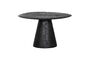 Miniature Coffee Table Ø70 cm Black Mango Wood Posture Clipped