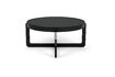 Miniature Coffee table round black steel Centre 1