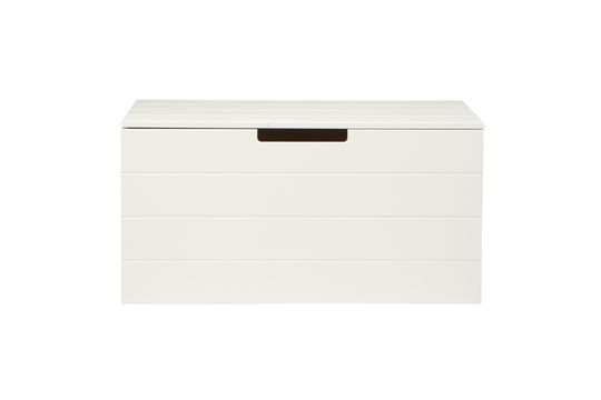 Coffre à jouets en bois blanc Keet