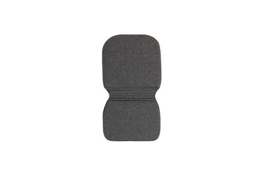 Cojín de tela negro Vondel Clipped