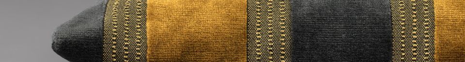 Descriptivo Materiales  Cojín Scott amarillo y gris