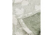 Miniatura Colcha 250x250 cm algodón blanco roto y caqui HDMori 3
