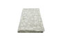 Miniatura Colcha de cama 220 x 140 cm de algodón blanco roto y caqui HDMori Clipped