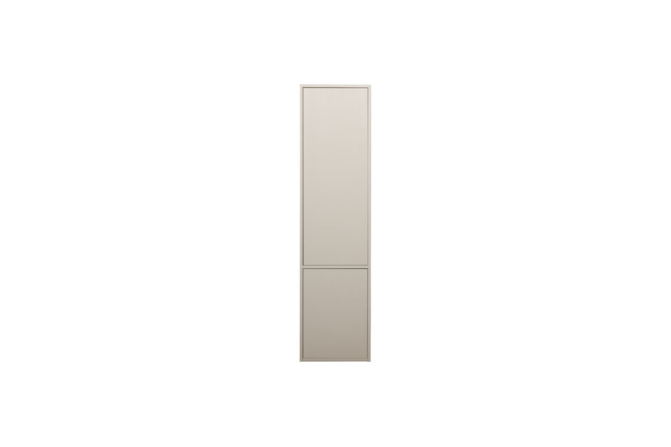 Armoire de rangement elegante en bois de pin Avec systeme moderne d\'ouverture par poussee Offre