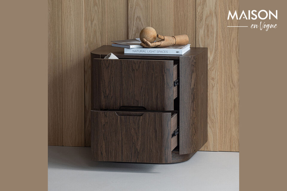 Design luxueux et &eacute;pur&eacute; MDF avec veinage et texture du bois apparents
