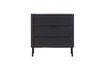 Miniature Commode 3 tiroirs en pin noir mat GUNNAR 4