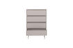 Miniature Commode 4 tiroirs mélamine/MDF sable TOURS 5
