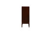 Miniature Commode 6 tiroirs bois d'eucalyptus brun/rouge Merge 6