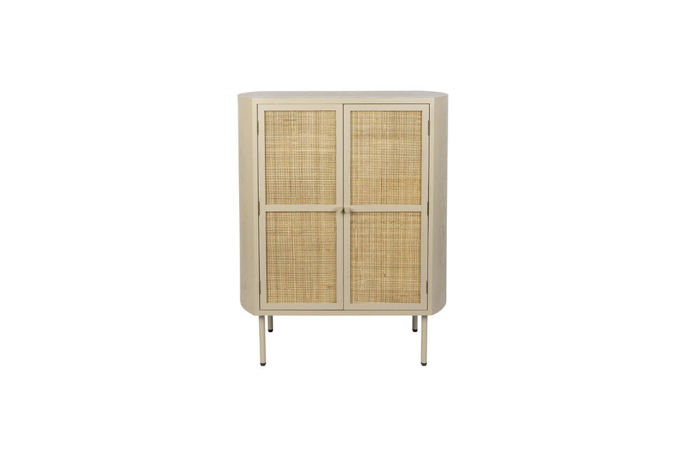 Commode en bois beige Amaya White Label