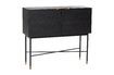 Miniature Commode en bois d'eucalyptus noir Norm 1