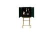 Miniature Commode en bois vert Cabinet 6