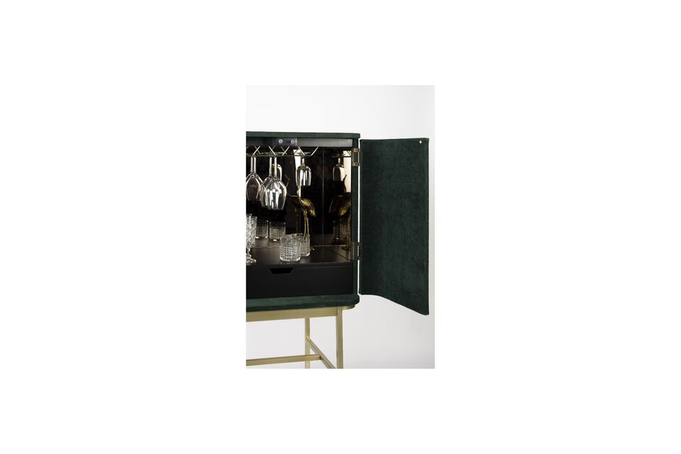 Commode en bois vert Cabinet - 5