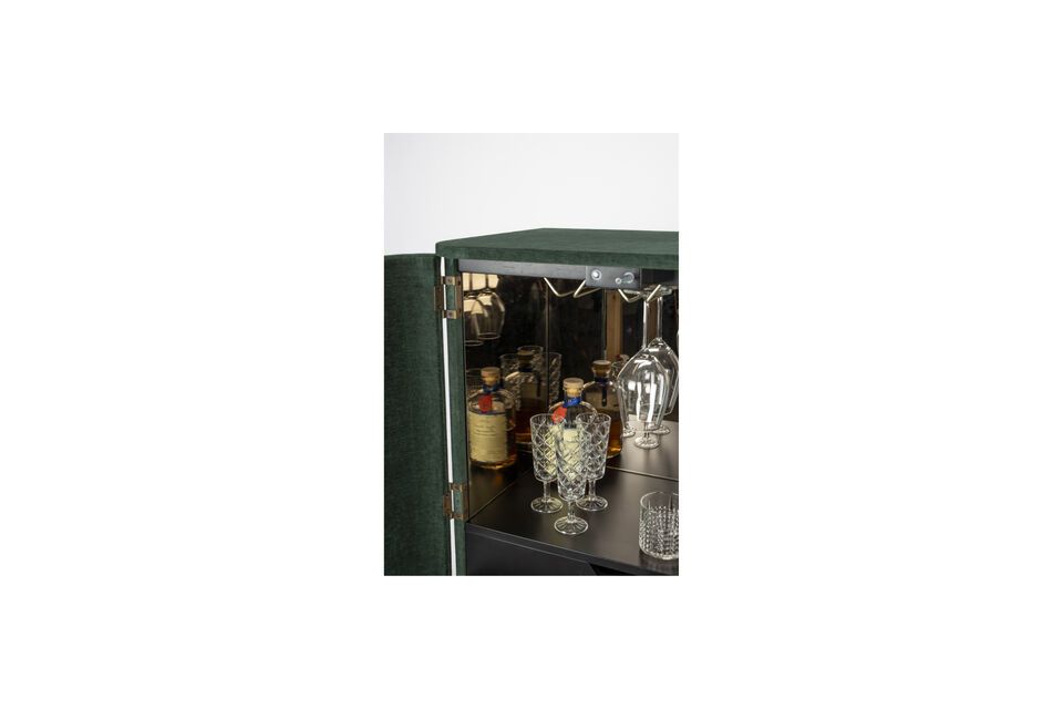 Commode en bois vert Cabinet - 6