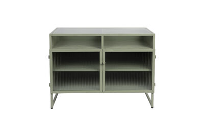 Commode en bois vert Herbe