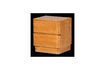 Miniature Commode/Table de chevet 2 tiroirs MDF Marron Fejo 1