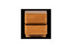 Miniature Commode/Table de chevet 2 tiroirs MDF Marron Fejo 5