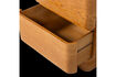 Miniature Commode/Table de chevet 2 tiroirs MDF Marron Fejo 8