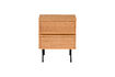 Miniature Commode/Table de chevet 2 tiroirs Mélamine/MDF Naturel Tours 4