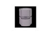 Miniature Commode/Table de chevet 50x40 cm MDF gris clair brillant LUNEX 5