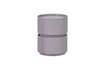 Miniature Commode/Table de chevet 50x40 cm MDF gris clair brillant LUNEX 7