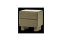 Miniature Commode/Table de chevet 57x57 cm MDF Vert Brillant LUSTRA Détouré