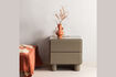 Miniature Commode/Table de chevet 57x57 cm MDF Vert Brillant LUSTRA 2