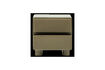 Miniature Commode/Table de chevet 57x57 cm MDF Vert Brillant LUSTRA 5