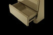 Miniature Commode/Table de chevet 57x57 cm MDF Vert Brillant LUSTRA 10