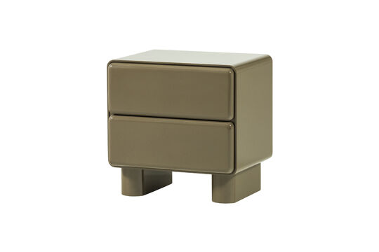 Voir la fiche produit commode/Table de chevet 57x57 cm MDF Vert Brillant LUSTRA Commode/Table de chevet 57x57 cm MDF Vert Brillant LUSTRA