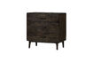Miniatura Cómoda madera de mango marrón oscuro LIYA 1