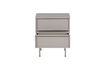 Miniatura Comodino 2 cassetti melamina/MDF sabbia TOURS 5