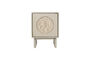 Miniatura Comodino in legno di acacia grigio Twin Foto ritagliata