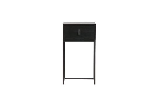 Comodino in legno nero Zola