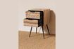 Miniatura Comodino Pocket in teak marrone 4