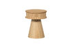Miniatura Comodino rotondo MDF/Pino naturale Karri 4