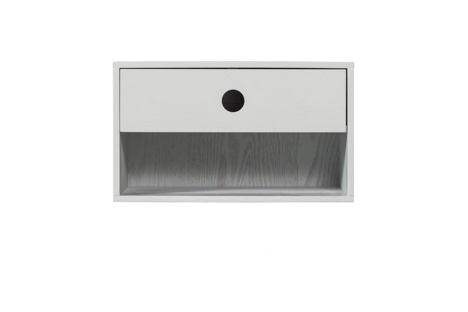 Comodino con effetto sospeso Realizzato in MDF laccato Include un semplice fissaggio a parete H 20