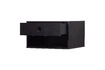 Miniatura Comodino sospeso MDF nero Nancy 4
