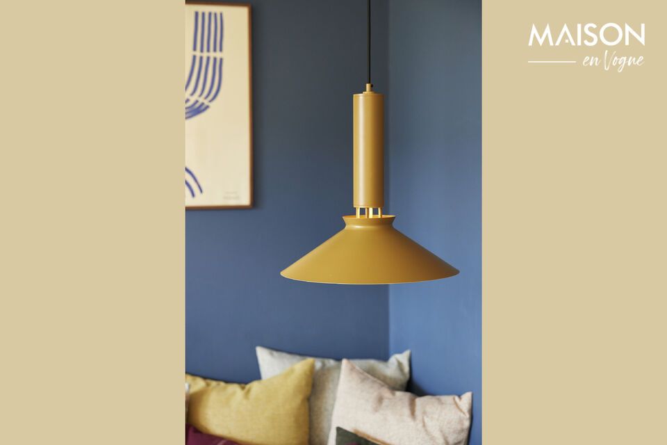 Coney mustard aluminum suspension Hübsch
