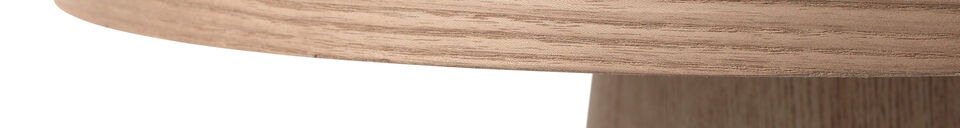 Material Details Conical Side Table Ø 45 cm MDF Natural MAUD