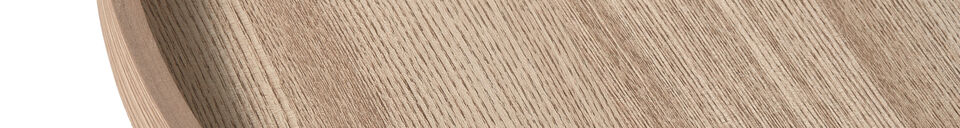 Material Details Conical Side Table Ø39 cm Natural MDF Maud