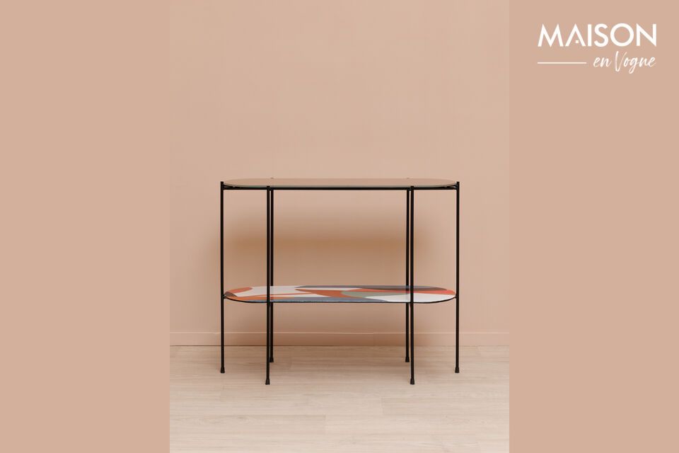 Descubra la sofisticación de la consola de cristal multicolor Springs