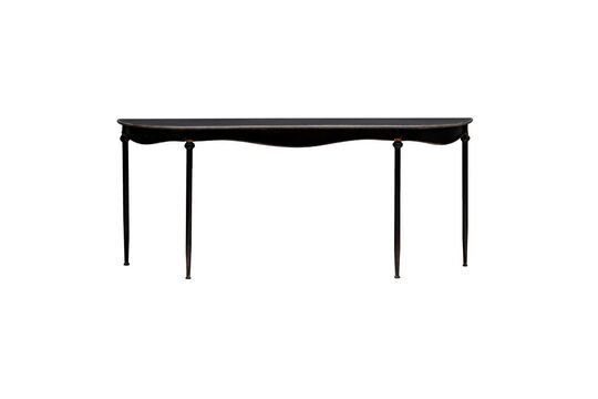 Consola de metal negro Orleans